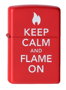 Zippo Keep Calm & Flame On